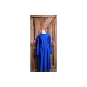Vintage 80's Cobalt Blue Dress